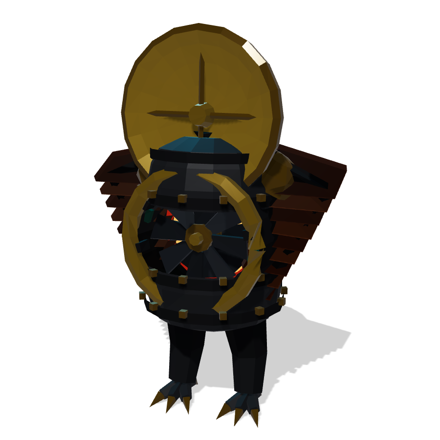 Furnace-Turbine Clockwork Owl