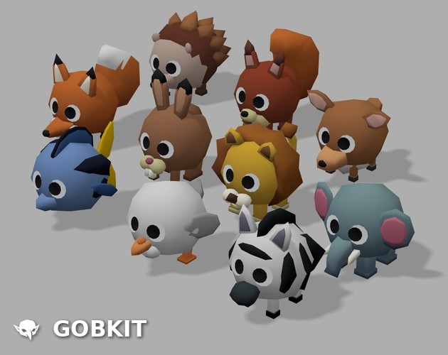 Animal Pack Vol.4 — all models in the pack