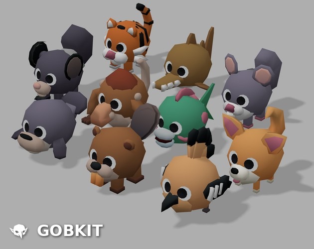 Animal Pack Vol.6 — all models in the pack