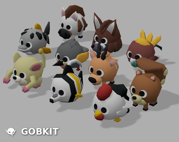 Animal Pack Vol.7 — all models in the pack