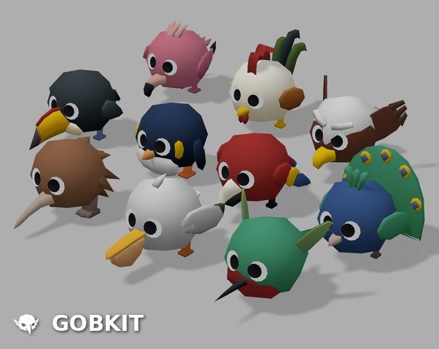 Bird Pack — all models in the pack