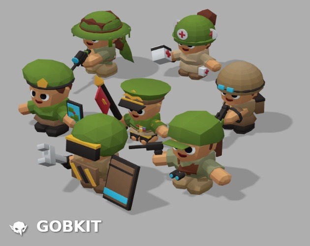 Character Pack Vol.4 — all models in the pack