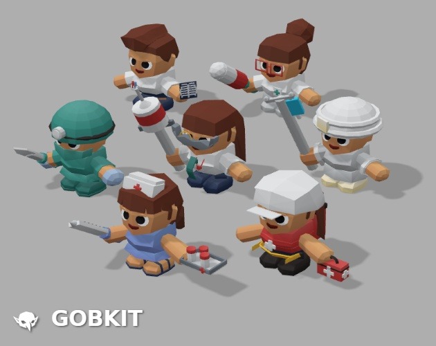 Character Pack Vol.5 — all models in the pack