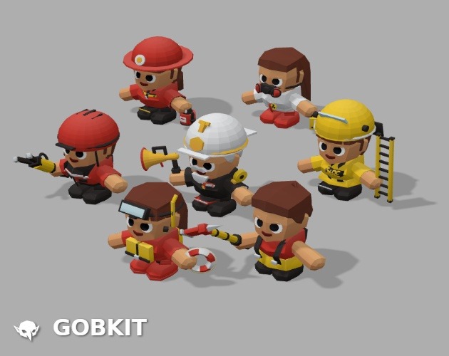 Character Pack Vol.7 — all models in the pack