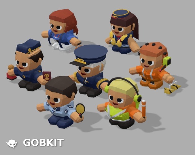 Character Pack Vol.8 — all models in the pack