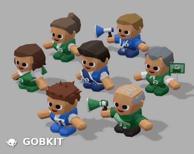 Character Pack Vol.9 — all models in the pack